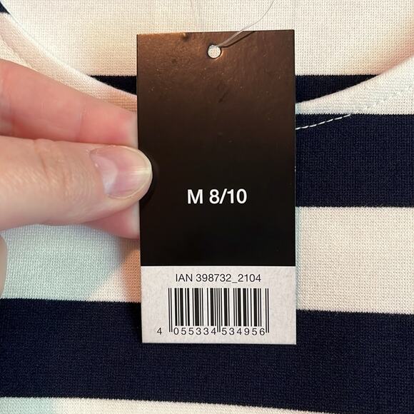 Esmara Navy and White Striped Dress, NWT - Picture 8 of 8